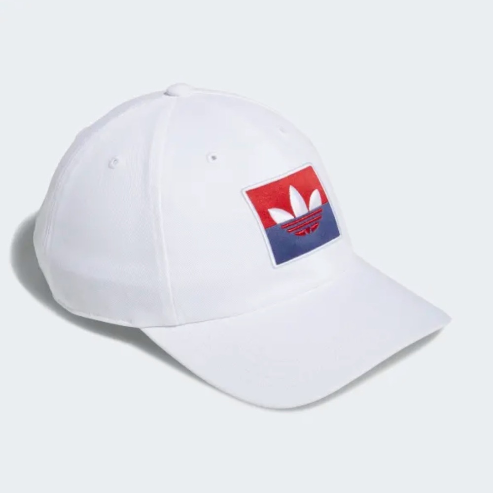 Adidas Originals Slice Trefoil Relaxed Adjustable Hat EX3871 Med Hibiscus NWT